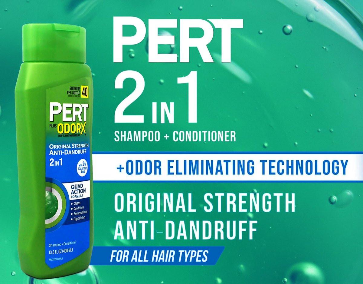 PERT 2-in-1 Shampoo und Conditioner Anti-Schuppen, 13,5 Fl Oz (6er-Pack)
