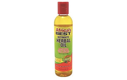 Africas Best Ultimate Herbal Oil 8 Unzen (2er-Pack) – Pflegendes Haar- und Körperöl