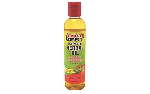 Africas Best Ultimate Herbal Oil 8 Unzen (2er-Pack) – Pflegendes Haar- und Körperöl