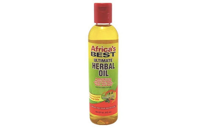 Africas Best Ultimate Herbal Oil 8 Unzen (2er-Pack) – Pflegendes Haar- und Körperöl