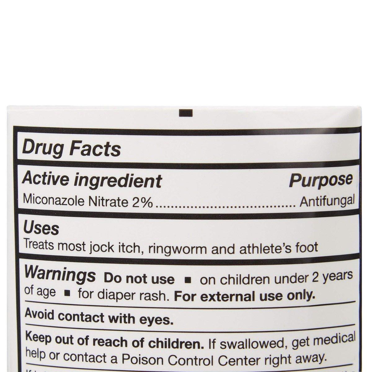 McKesson Antimykotische Creme, 2% Miconazolnitrat - Lindert Juckreiz, Brennen, Rissbildung bei Jock Itch, Ringelflechte und Fußpilz - 118 ml, 1 Stück
