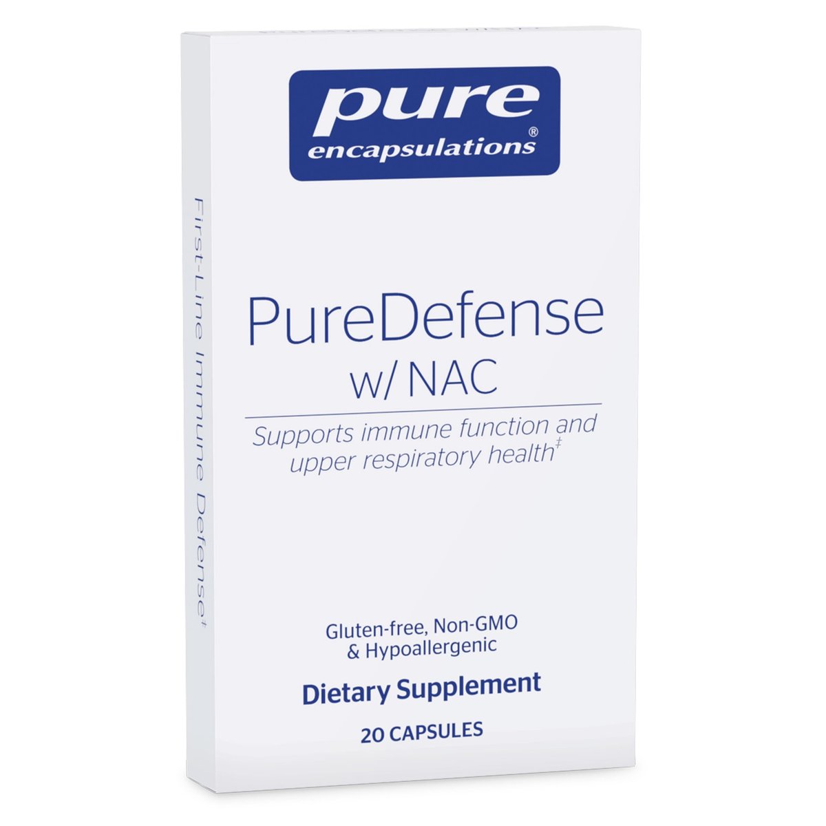 Pure Encapsulations PureDefense mit NAC | Unterstützt die erste Immunabwehr und die Gesundheit der oberen Atemwege | 20 Kapseln