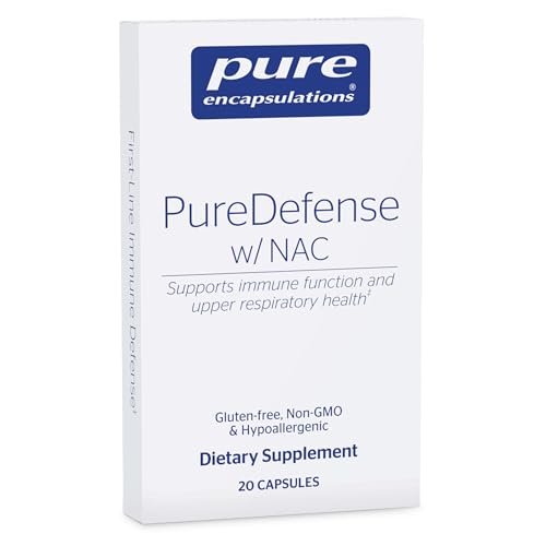 Pure Encapsulations PureDefense mit NAC | Unterstützt die erste Immunabwehr und die Gesundheit der oberen Atemwege | 20 Kapseln