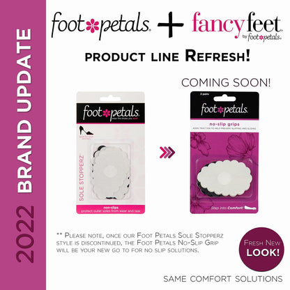 Foot Petals No Slip Grips – Antirutsch-Pads für Damenschuhe – Verhindern das Verrutschen in High Heels, Pumps, Stiefeln, Keilabsätzen, Flats, Sandalen