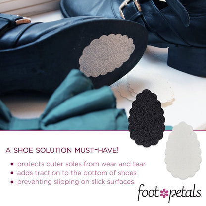 Foot Petals No Slip Grips – Antirutsch-Pads für Damenschuhe – Verhindern das Verrutschen in High Heels, Pumps, Stiefeln, Keilabsätzen, Flats, Sandalen