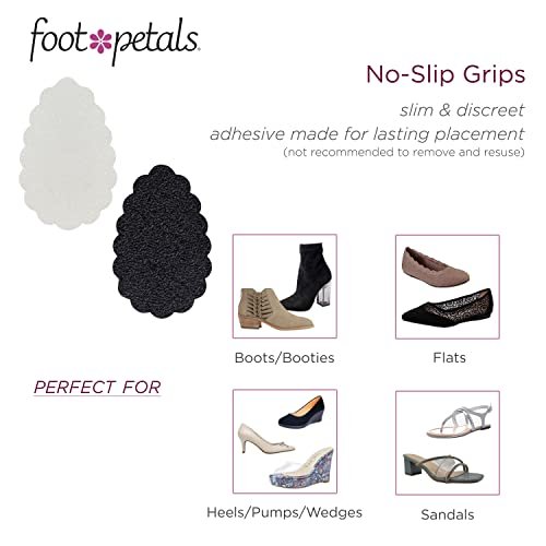 Foot Petals No Slip Grips – Antirutsch-Pads für Damenschuhe – Verhindern das Verrutschen in High Heels, Pumps, Stiefeln, Keilabsätzen, Flats, Sandalen