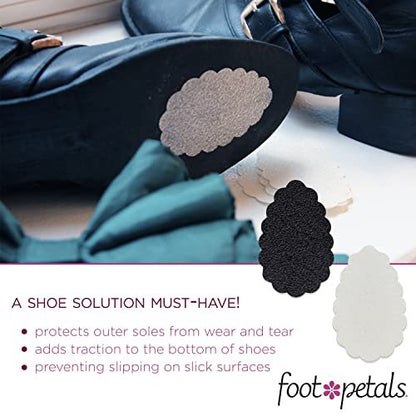 Foot Petals No Slip Grips – Antirutsch-Pads für Damenschuhe – Verhindern das Verrutschen in High Heels, Pumps, Stiefeln, Keilabsätzen, Flats, Sandalen