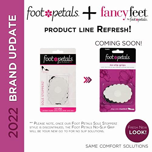 Foot Petals No Slip Grips – Antirutsch-Pads für Damenschuhe – Verhindern das Verrutschen in High Heels, Pumps, Stiefeln, Keilabsätzen, Flats, Sandalen