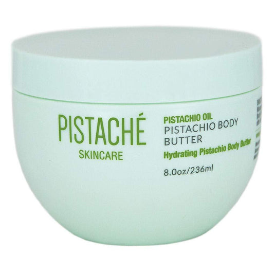 Pistaché Skincare Pistazienöl Whipped Body Butter Creme | Reichhaltige Feuchtigkeitspflege für trockene Haut mit Vitamin E & Antioxidantien | The Boyfriend Body Butter, 237 ml