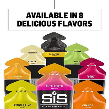 SiS GO Isotonisches Energie-Variety-Pack – 12er-Pack (12 x 60 ml) – Kohlenhydrat-Gel für Ausdauersportler