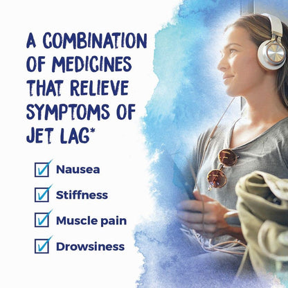 Boiron Jet Lag Relief Kit – Reisebegleiter gegen Übelkeit, Steifheit, Muskelschmerzen und Müdigkeit nach Langstreckenflügen – 3 Packungen (240 Kügelchen)