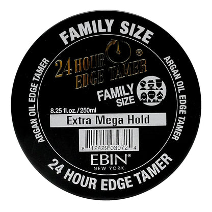 EBIN NEW YORK 24 Hour Edge Tamer – Extra Mega Hold (250 ml) – Styling Gel für perfekte Babyhaare & Kanten
