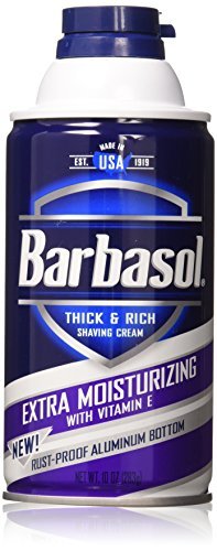 Barbasol Extra Feuchtigkeitscreme mit Vitamin E Rasiercreme, 10 oz., 2er-Pack