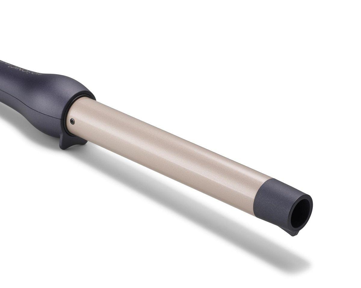 Bio Ionic GoldPro 1" Lockenstab – Blau, Feuchtigkeitswärmetechnologie & 24K Gold MX, Keramik-Langlauflauf mit einstellbarer Hitze, vielseitiger Haarcurl für langanhaltende Locken
