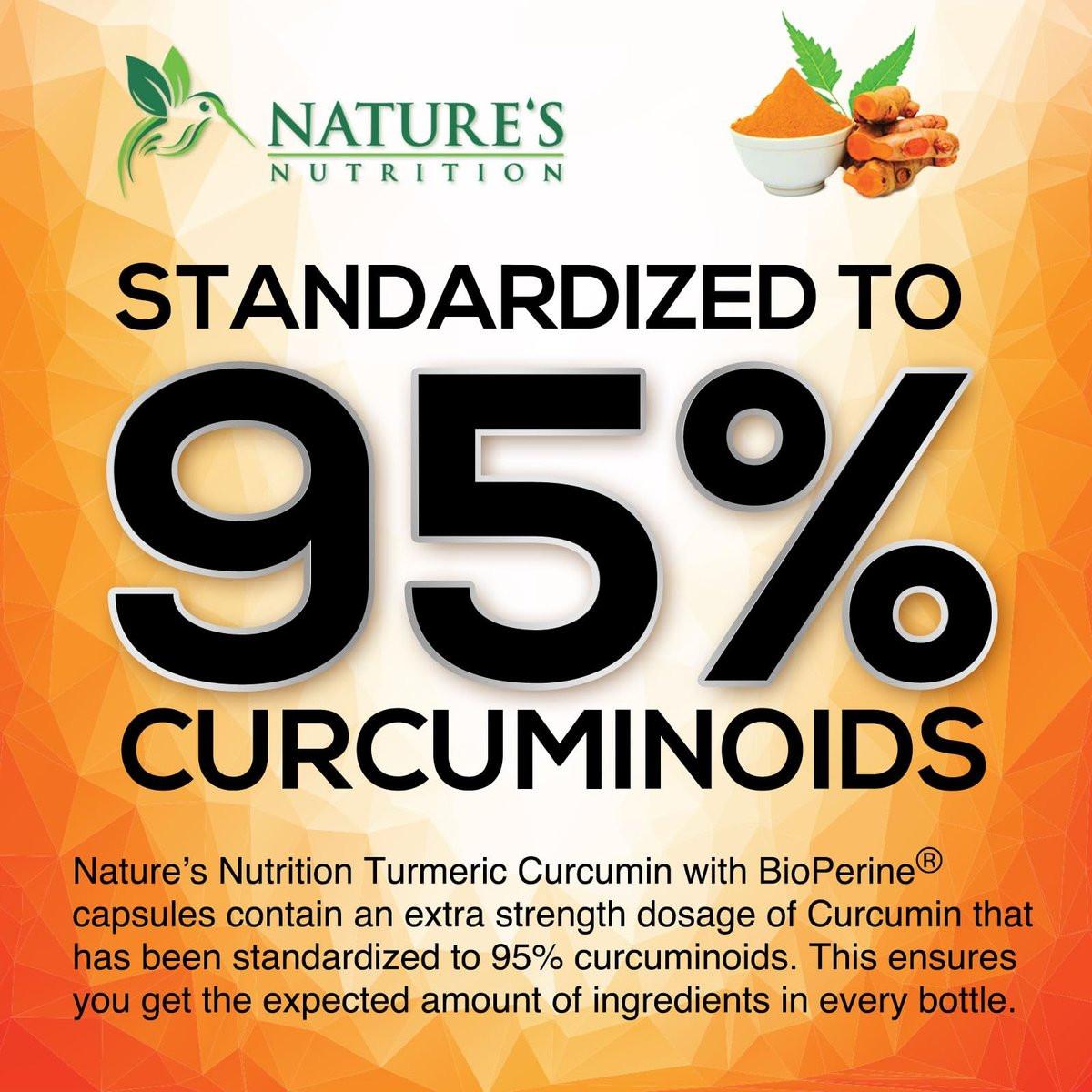 Turmeric Curcumin Supplement mit 95% Curcuminoiden, Bio-Turmeric & BioPerine Schwarzer Pfeffer für beste Absorption – Tägliche Gelenk- & Immununterstützung, Vegan, Nicht-GVO, Abgefüllt in den USA – 60 Kapseln