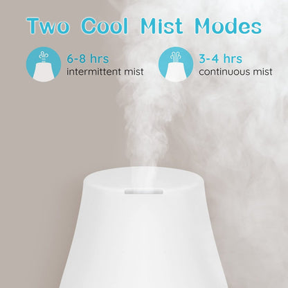 Homeweeks Duftdiffuser 100 ml – Bunter ätherischer Öl-Diffuser mit einstellbarem Nebelmodus, automatischer Abschaltung für Schlafzimmer/Büro/Reise (100 ml, 1er-Pack)