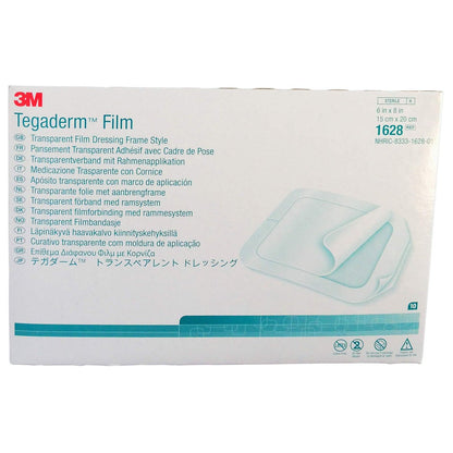 Tegaderm Transparente Wundauflage, 6 x 8 cm, 10 Stück – wasserdicht und atmungsaktiv