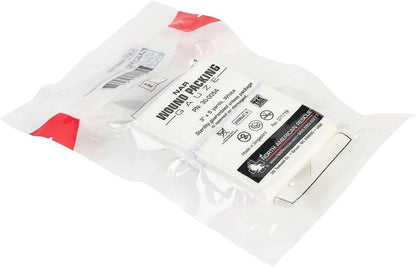 North American Rescue Wundpackungsgaze (Z-gefaltet) - sterile Notfallbandage zur Blutstillung, 3 Zoll x 5 Yards