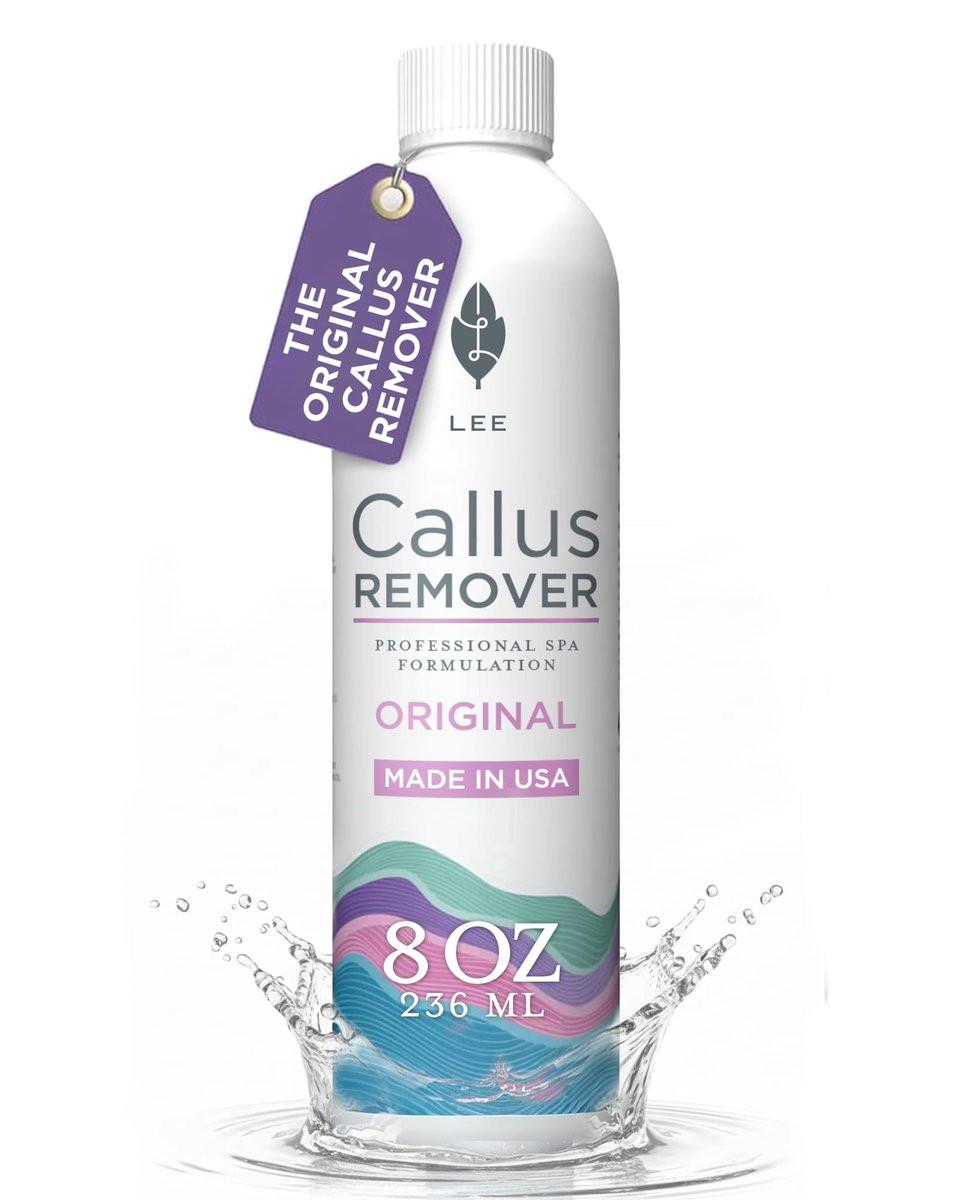 Lee Beauty Professional Gel Callus Entferner für Füße 237ml - Original schnell wirkende Formel, extra stark gegen rissige Fersen & abgestorbene Haut (1er-Pack)