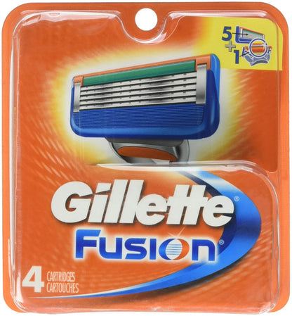 Gillette Fusion Rasierklingen - 4 Klingen für eine gründliche Rasur