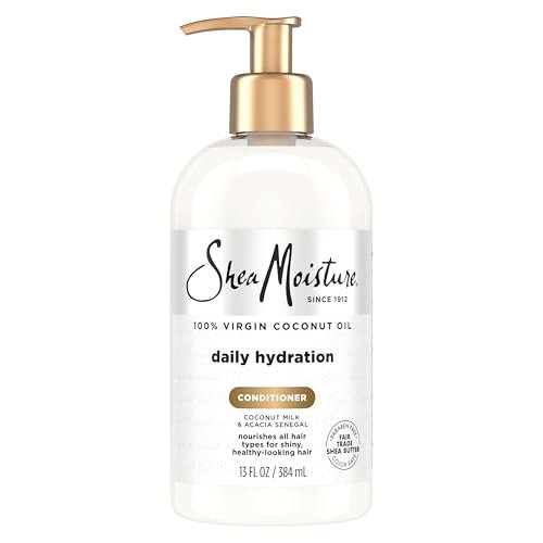 Shea Moisture Täglicher Feuchtigkeitsspender mit Virgin Kokosöl für alle Haartypen, sulfatfrei, 384 ml