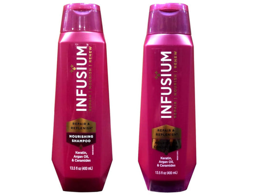 Infusium Feuchtigkeit & Pflege Shampoo und Conditioner Set – 2x 13,5 oz (382 g) für glänzendes, gesundes Haar