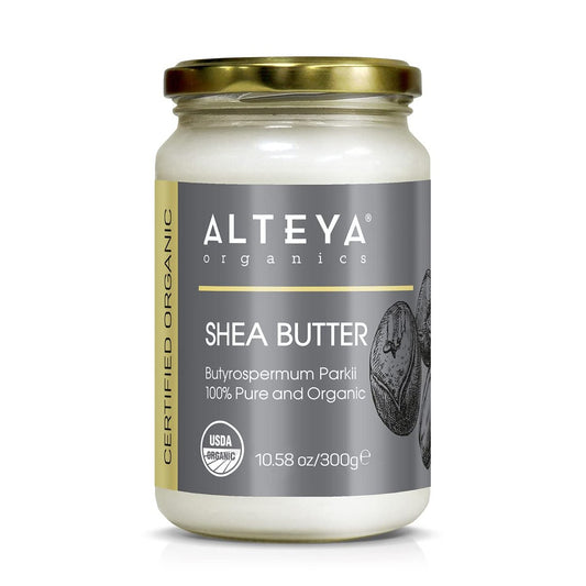 Alteya Organics Bio Shea Butter – 100% Reine Shea Butter – 300 g Glas