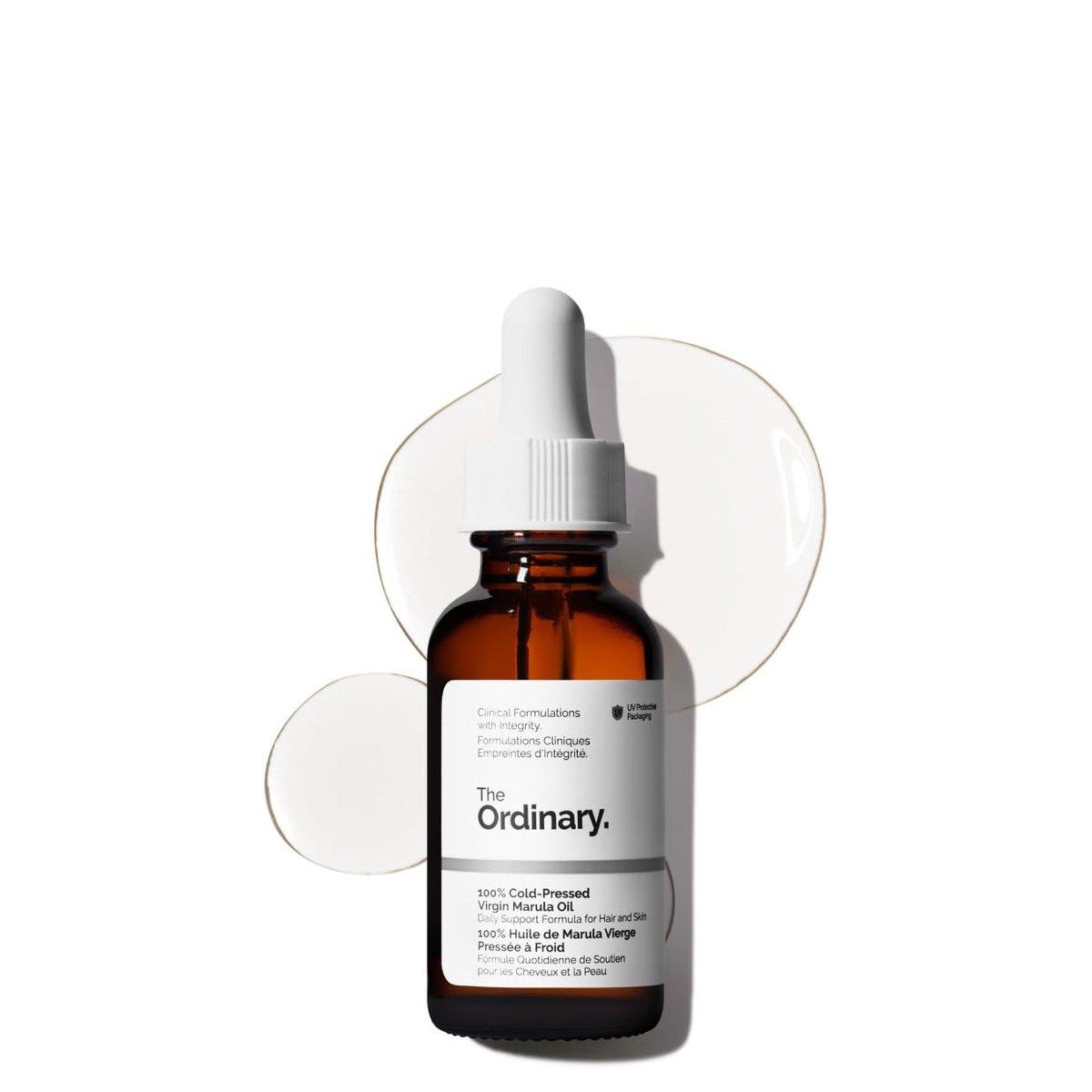 The Ordinary 100% Kaltgepresstes Virgin Marula-Öl, Antioxidantienreich, Unraffiniertes Öl für Strahlende Haut, 30 ml