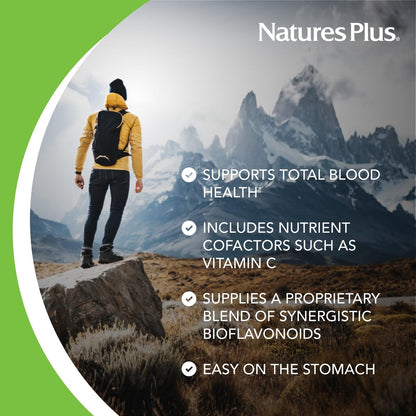 NaturesPlus Hema-Plex Eisen - 60 schnell wirkende Softgels - 85 mg Eisen + Vitamin C & Bioflavonoide für gesunde rote Blutkörperchen - Glutenfrei - 20 Portionen