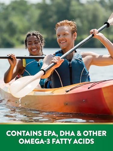 Nature's Truth Fischöl Omega 3 Supplement | 2000mg | 60 Weichkapseln | EPA & DHA | Zitronengeschmack | Nicht-GVO & Glutenfrei