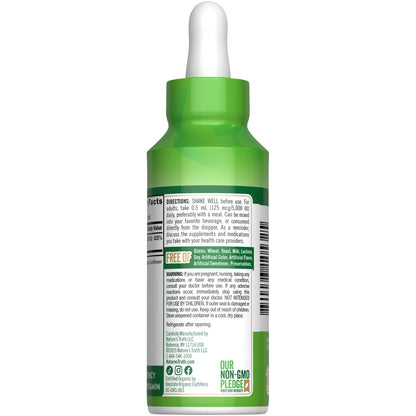 Nature's Truth Vitamin D3 Flüssig – 5000 IE, 60 ml – Nicht-GVO & glutenfrei