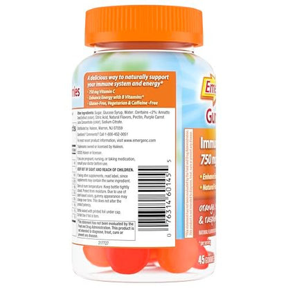 Emergen-C Holunderbeere Brausepulver – Immunsystem-Unterstützung mit hochdosiertem Vitamin C, natürliche Aromen, 18 Portionen