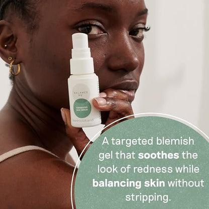 Balance Me Hautpflege-Serum für unreine Haut, natürliche Aknebehandlung, nicht austrocknendes Spot-Serum & Pickelcreme für fettige, Mischhaut & empfindliche Haut (1 x 15 ml)