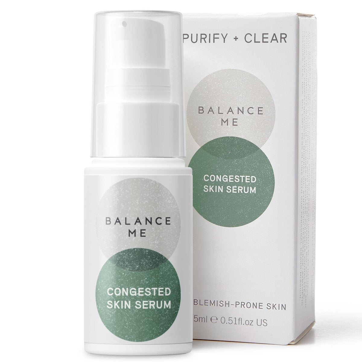 Balance Me Hautpflege-Serum für unreine Haut, natürliche Aknebehandlung, nicht austrocknendes Spot-Serum & Pickelcreme für fettige, Mischhaut & empfindliche Haut (1 x 15 ml)