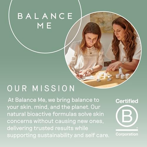 Balance Me Hautpflege-Serum für unreine Haut, natürliche Aknebehandlung, nicht austrocknendes Spot-Serum & Pickelcreme für fettige, Mischhaut & empfindliche Haut (1 x 15 ml)