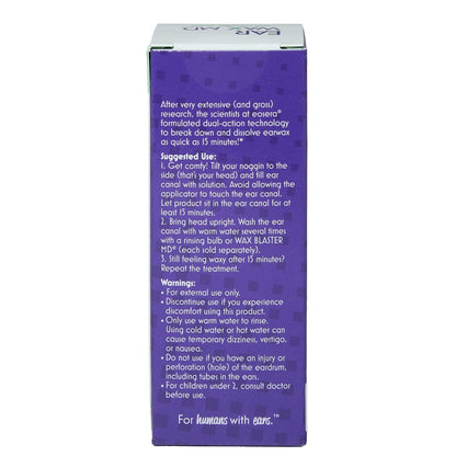 Earwax MD Ohrenschmalz-Auflösende Tropfen – Sanfte & sichere Ohrenreinigung, klinisch erwiesen, 15 ml