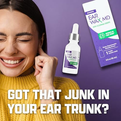Earwax MD Ohrenschmalz-Auflösende Tropfen – Sanfte & sichere Ohrenreinigung, klinisch erwiesen, 15 ml