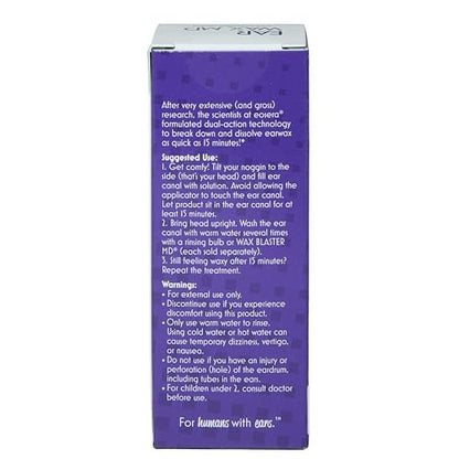 Earwax MD Ohrenschmalz-Auflösende Tropfen – Sanfte & sichere Ohrenreinigung, klinisch erwiesen, 15 ml