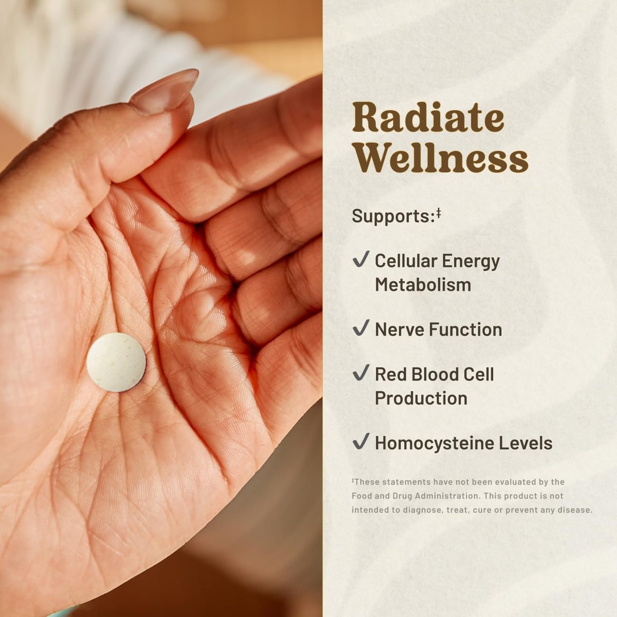KAL Vitamin B-6 B-12 Methyl Folat ActivMelt – Vitamin-B-Komplex für Herzgesundheit, Energie und rote Blutkörperchen, mit Methyl-B12 und Folsäure (DFE), natürlicher Beerengeschmack, 60 Mikrotabletten