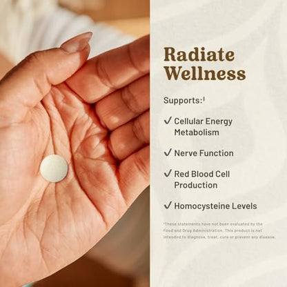 KAL Vitamin B-6 B-12 Methyl Folat ActivMelt – Vitamin-B-Komplex für Herzgesundheit, Energie und rote Blutkörperchen, mit Methyl-B12 und Folsäure (DFE), natürlicher Beerengeschmack, 60 Mikrotabletten