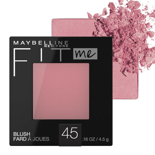 Maybelline Fit Me Blush Pflaume 45 – Leichter, langanhaltender Rouge für den ganzen Tag