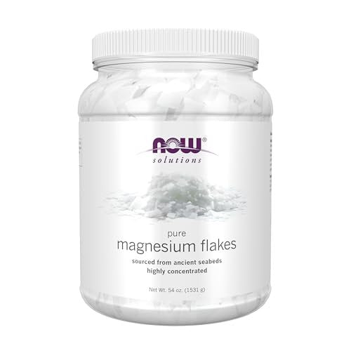 NOW Foods Solutions, Magnesiumflocken, 100% rein, aus dem uralten Meeresboden, hochkonzentriert, 54 Unzen