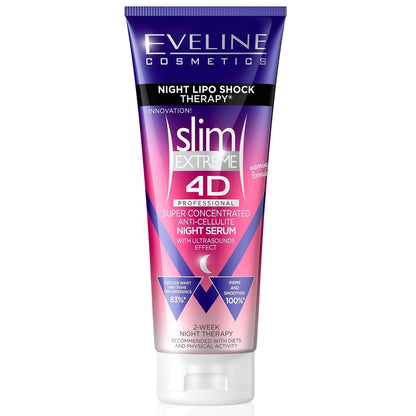 Eveline Cosmetics Slim Extreme 4D Body Modelling & Lifting Serum & Creme – Straffende Körperpflege für eine schlankere Silhouette
