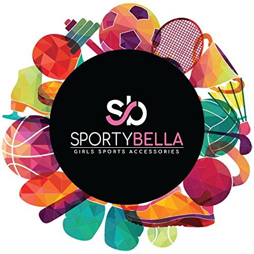 SportyBella Fußball-Haargummis – Keine Falten, Elastische Haarbänder, Ideales Geschenk für Fußballspielerinnen (6 Stück)
