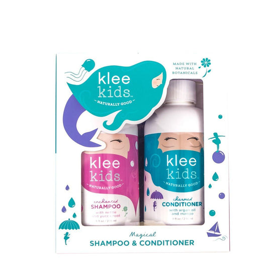 Klee Kids Enchanted Shampoo & Conditioner Duo Set – Sanfte Haarpflege für Kinder (2x 473 ml)