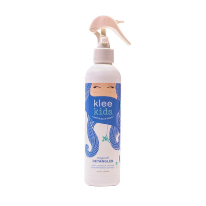 Klee Kids Natural Magical Detangler mit Kokosöl, Malvenextrakt und anderen organischen und natürlichen Botanicals. 237 ml. Giftfrei. Kein Sulfat, keine Parabene, keine künstlichen Duftstoffe