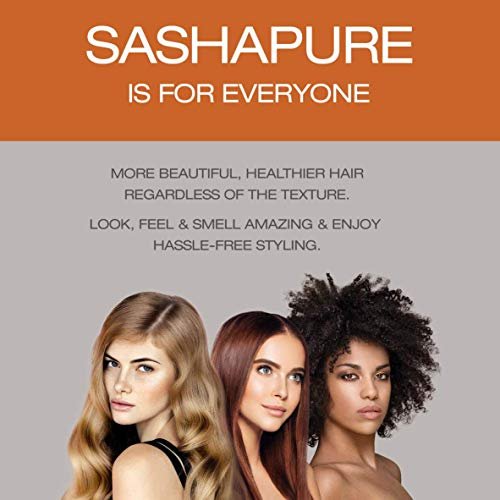 SASHAPURE Glättende & Glanz-Haarkur mit Sacha-Inchi-Öl – Beseitigt Frizz, Hitzeschutz, Styling & Finish, 50 ml
