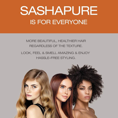 SASHAPURE Glättende & Glanz-Haarkur mit Sacha-Inchi-Öl – Beseitigt Frizz, Hitzeschutz, Styling & Finish, 50 ml