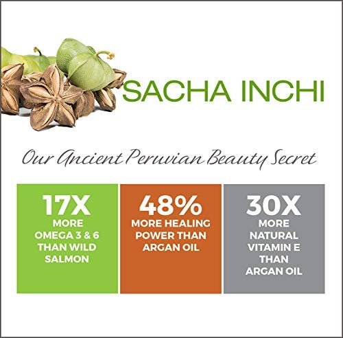 SASHAPURE Glättende & Glanz-Haarkur mit Sacha-Inchi-Öl – Beseitigt Frizz, Hitzeschutz, Styling & Finish, 50 ml