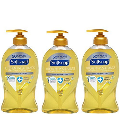 Softsoap Kitchen Fresh Handseife mit Zitrus-Extrakten (3er-Pack, je 11,25 Fl Oz)